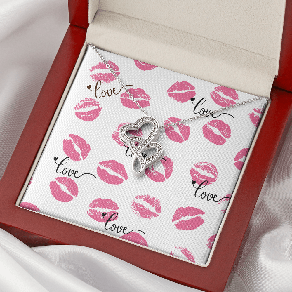 TO THE LOVE OF MY LIFE HEART TO HEART NECKLACE
