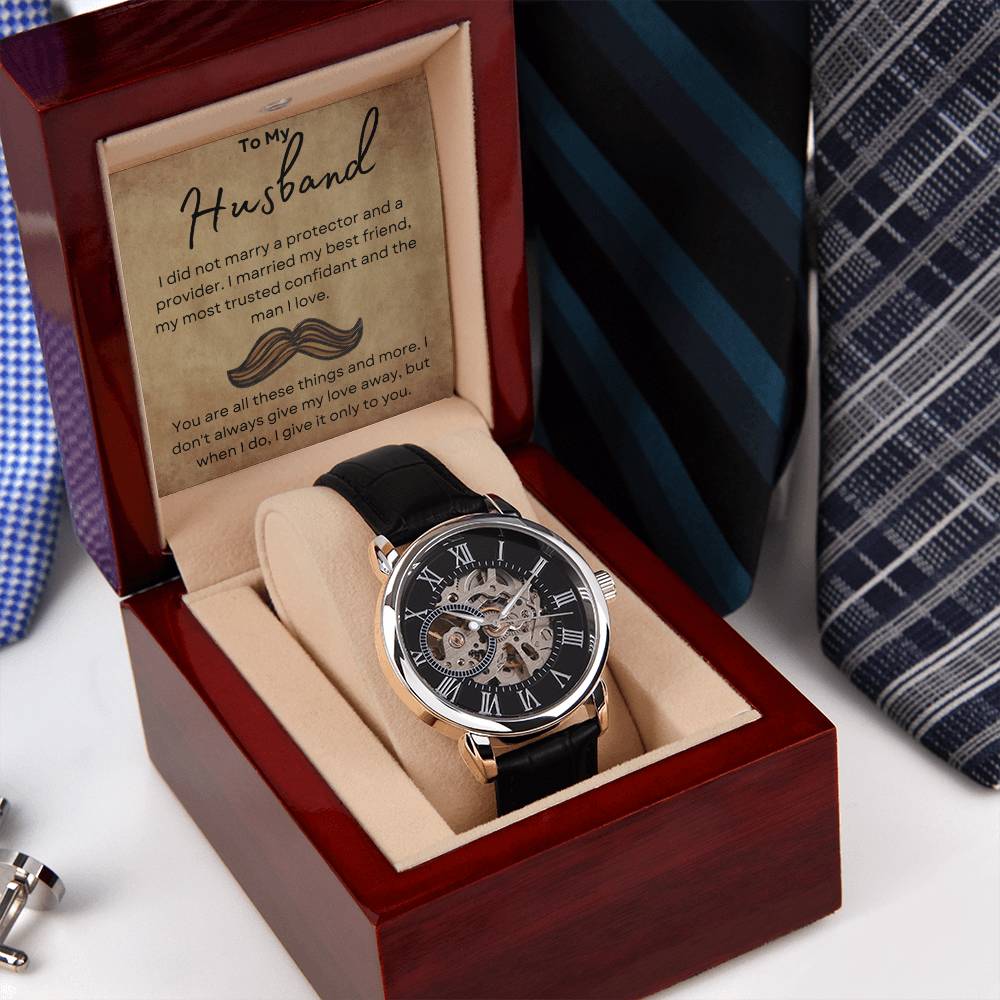 To My Husband | Openwork Watch