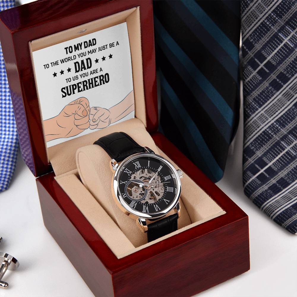To My Dad | Openwork Watch