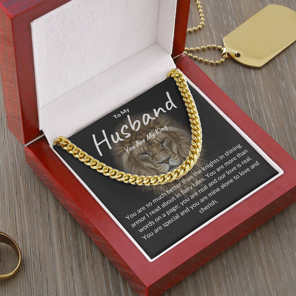 To My Husband | Cuban Link Chain