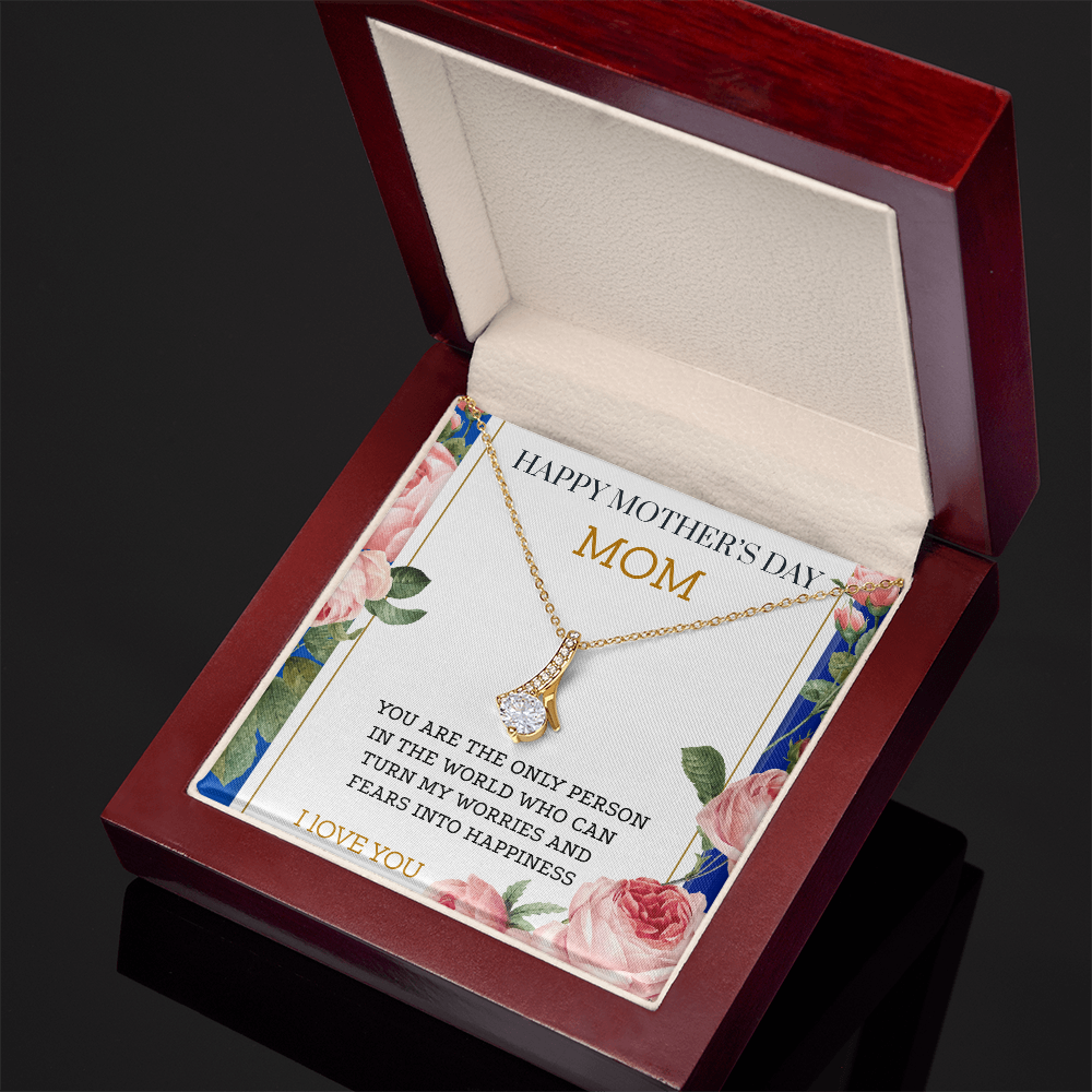 OUR LOVE IS LIKE A CIRCLE THAT HAS NO END. ALLURING BEAUTY NECKLACE