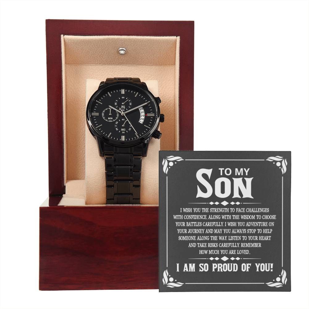 To My Son | Chronograph Watch