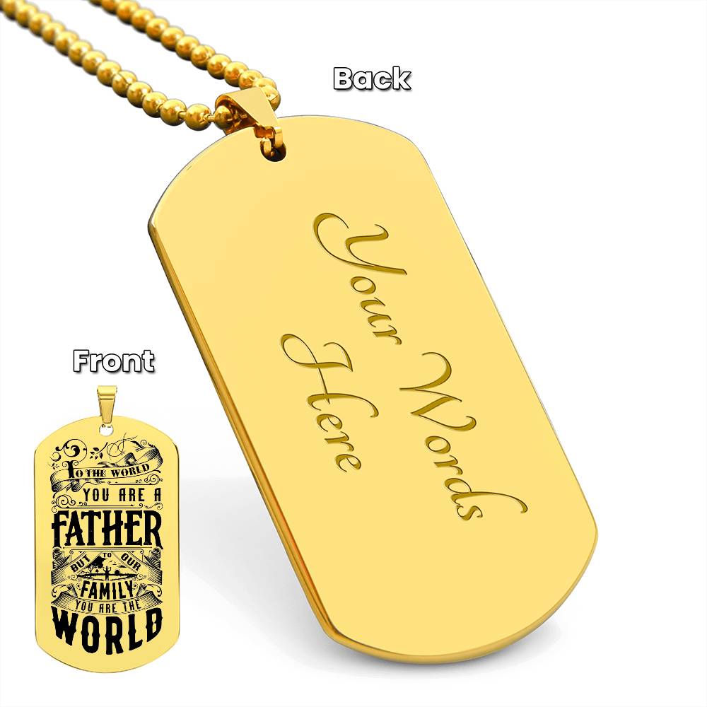 Father's Day | Engraved Dog Tag
