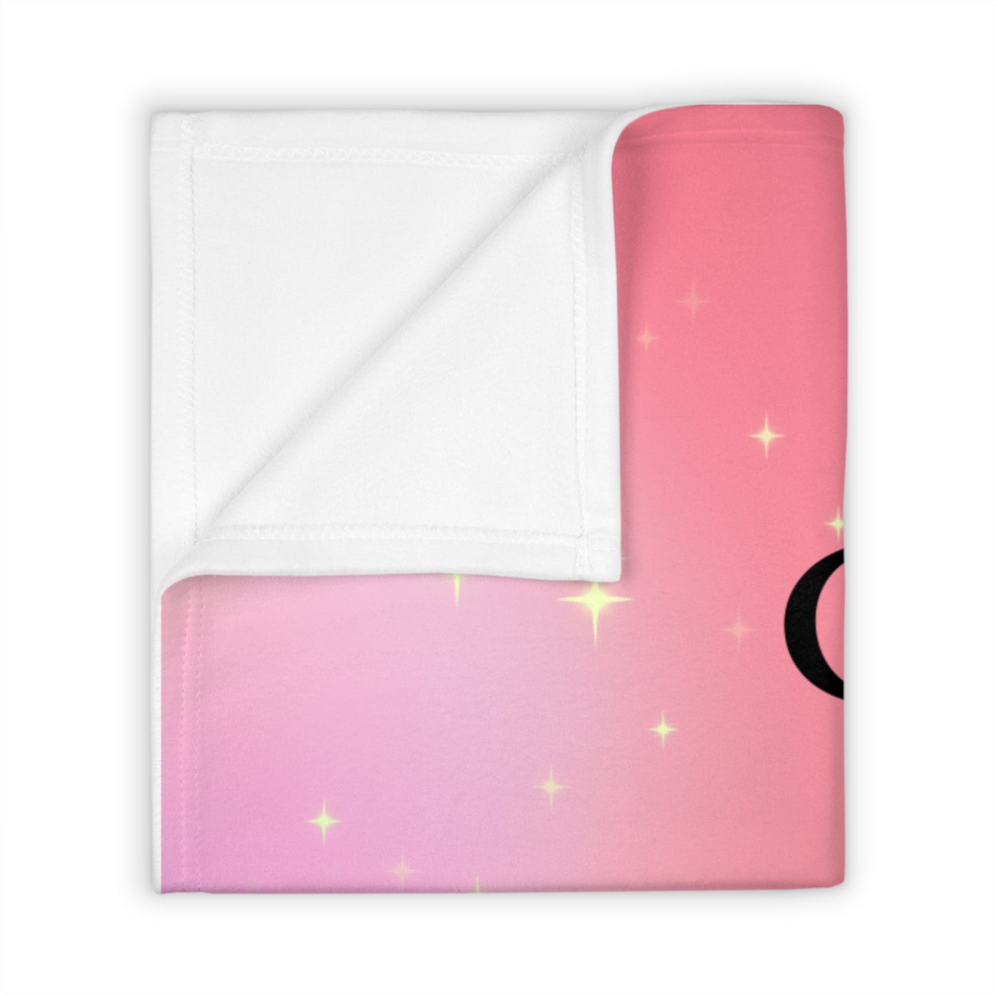 Girlfriend Wake Up and Makeup Throw Blanket – Pink Lipstick & Sparkle Cozy Blanket