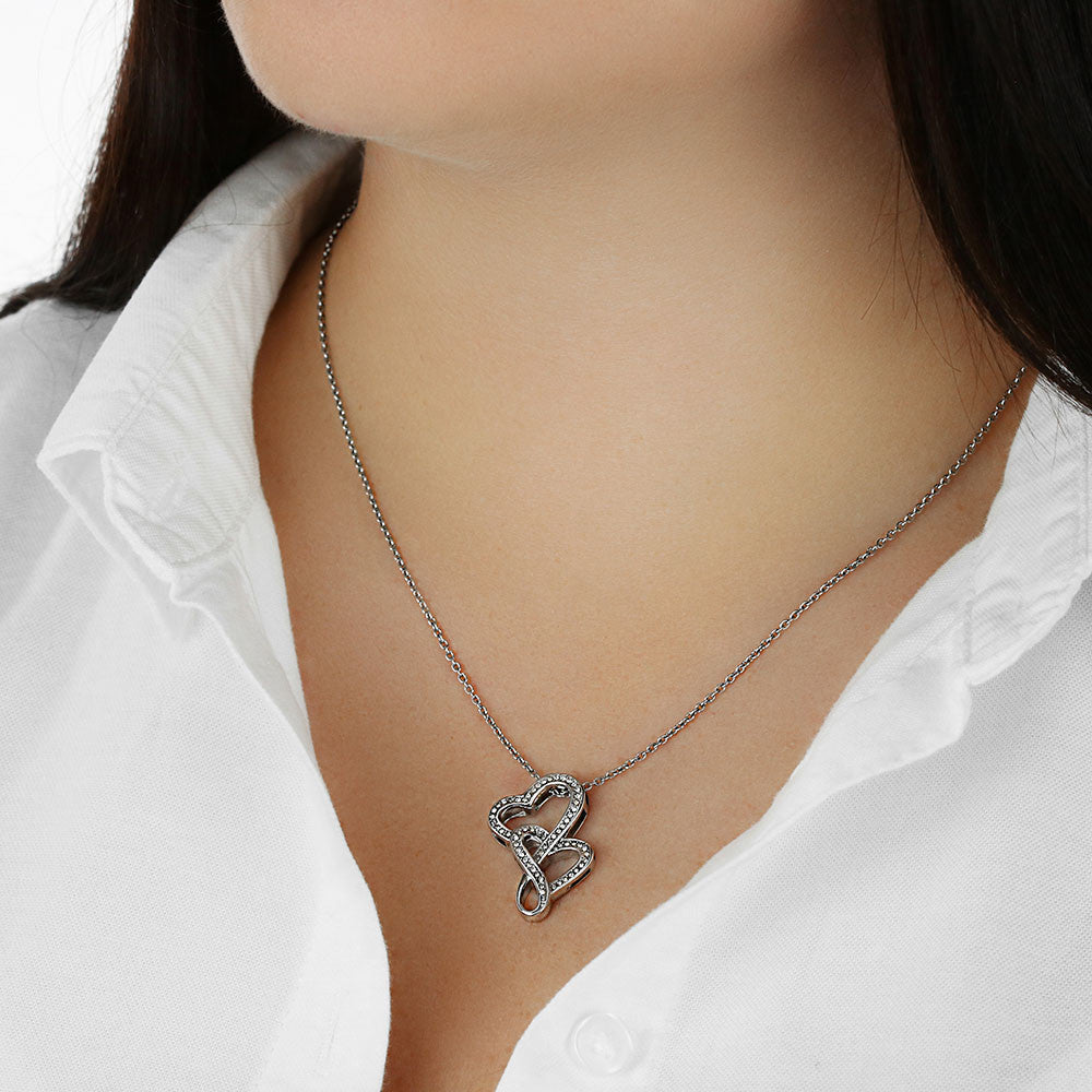 TO THE LOVE OF MY LIFE HEART TO HEART NECKLACE