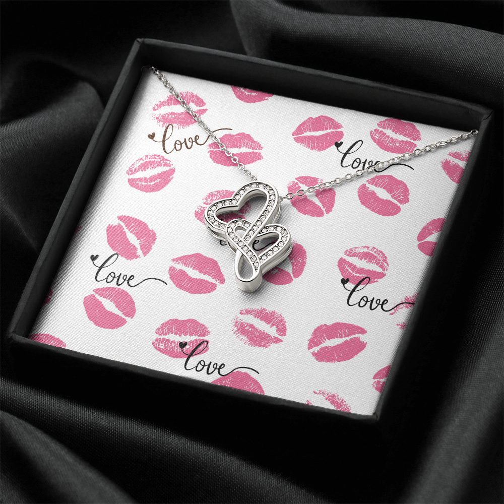 TO THE LOVE OF MY LIFE HEART TO HEART NECKLACE