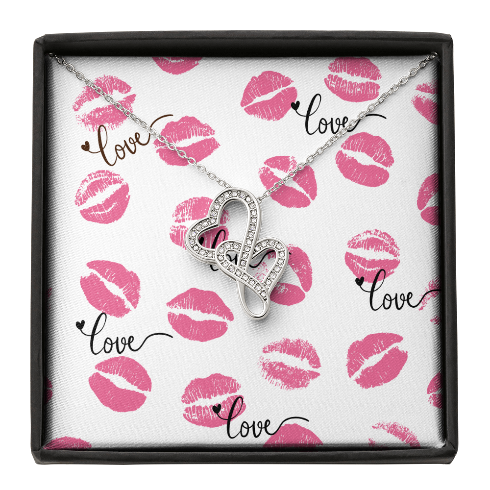 TO THE LOVE OF MY LIFE HEART TO HEART NECKLACE