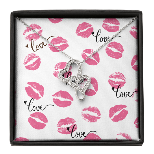 TO THE LOVE OF MY LIFE HEART TO HEART NECKLACE