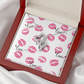 TO THE LOVE OF MY LIFE HEART TO HEART NECKLACE