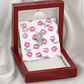 TO THE LOVE OF MY LIFE HEART TO HEART NECKLACE