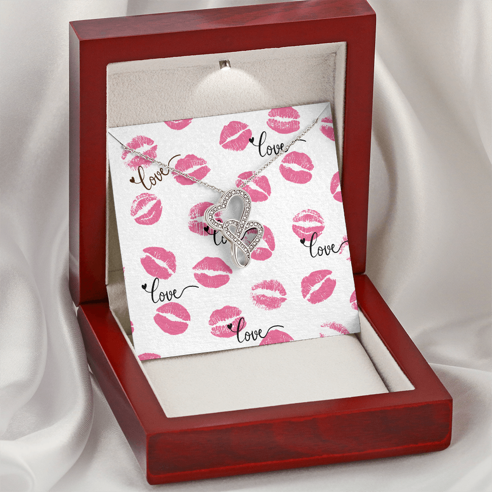TO THE LOVE OF MY LIFE HEART TO HEART NECKLACE