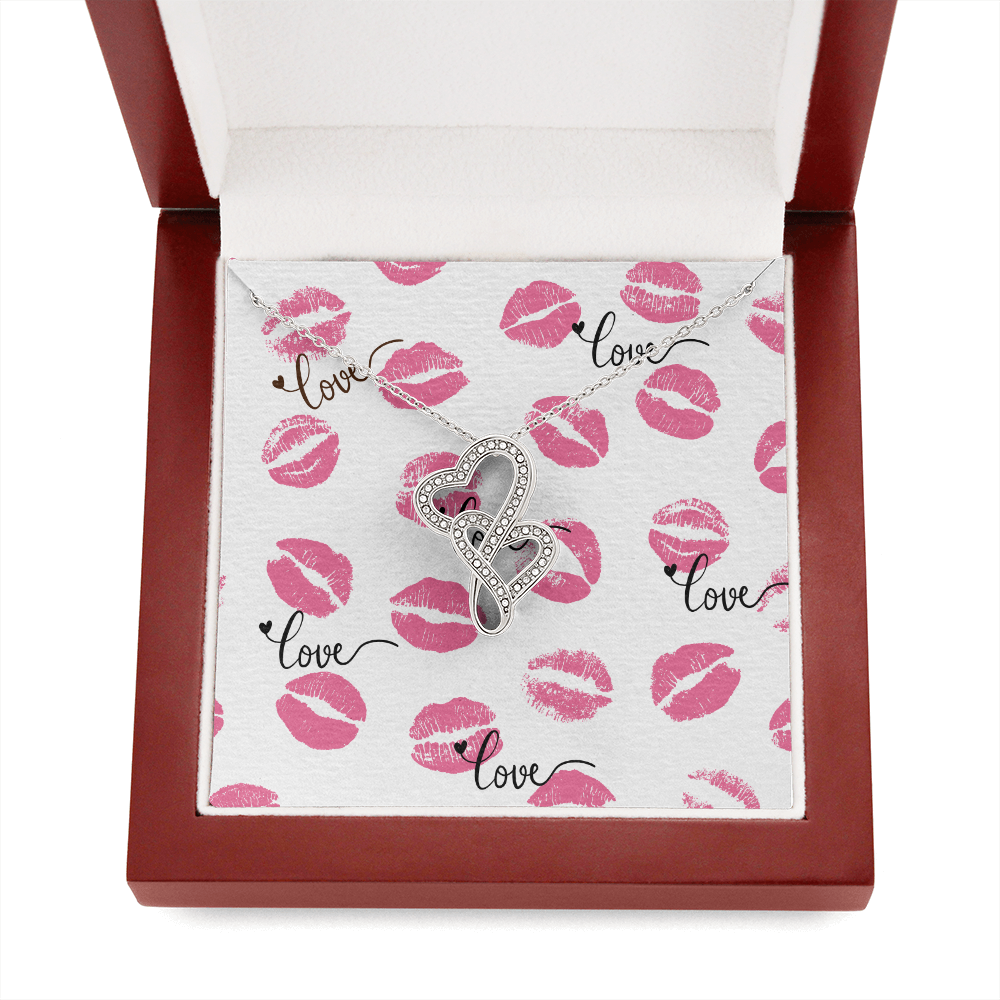 TO THE LOVE OF MY LIFE HEART TO HEART NECKLACE