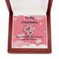TO MY SOULMATE HEART TO HEART NECKLACE