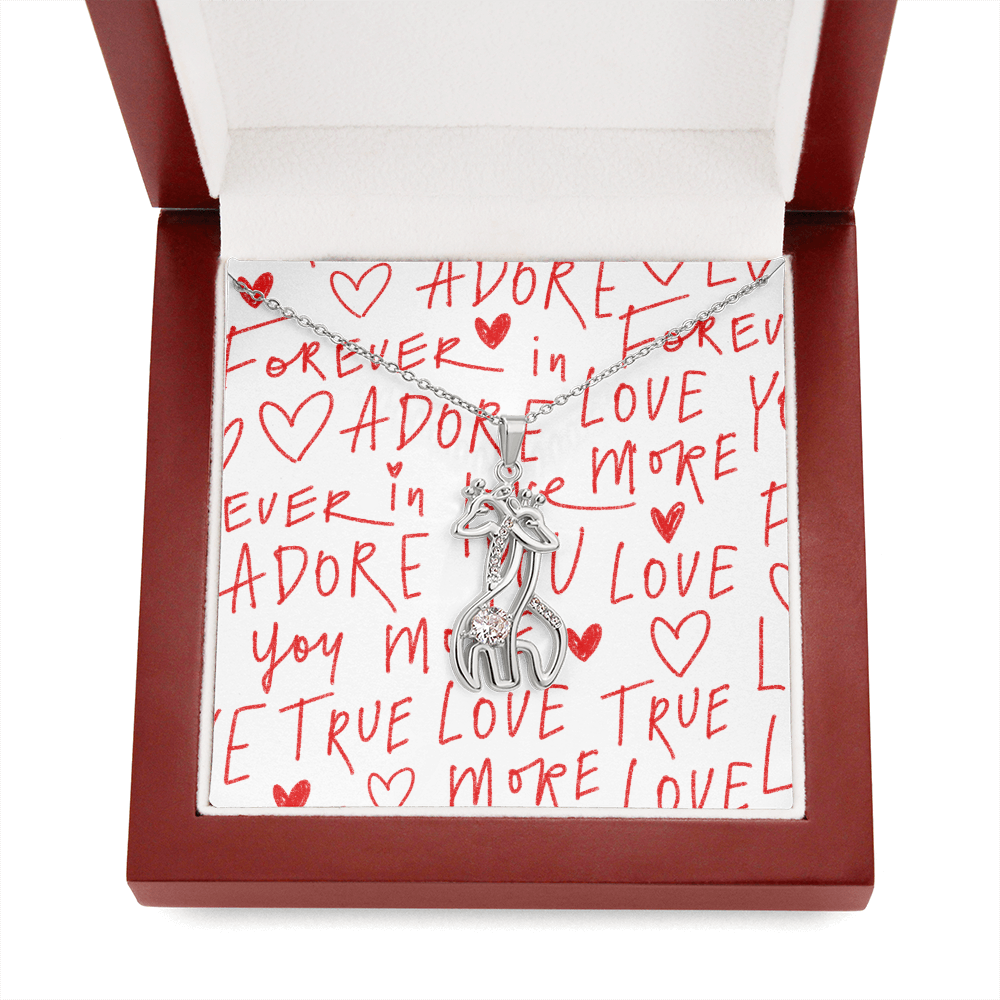 ADORE IN LOVE GIRAFFE NECKLACE