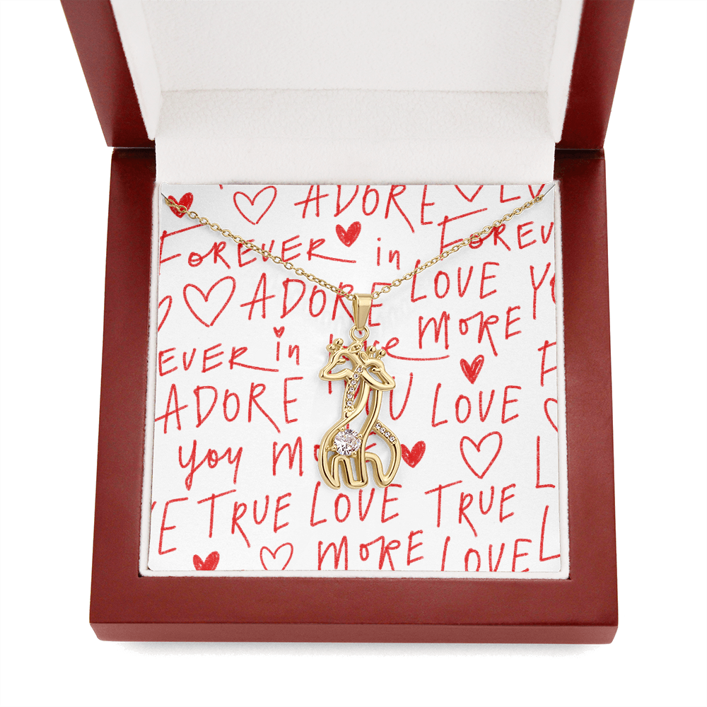 ADORE IN LOVE GIRAFFE NECKLACE