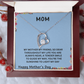 TO OUR FAMILY YOU ARE THE WORLD. FOREVER LOVE NECKLACE/ W/ON DEMAND MESSAGE CARD