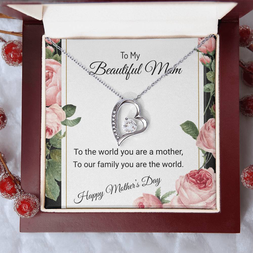 YOU TURN MY WORRY INTO HAPPINESS/FOREVER LOVE NECKLACE