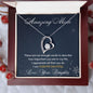 To My Amazing Mom| Forever Love Necklace