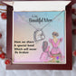 MOM YOU ARE EVERTHING/FOREVER LOVE NECKLACE/WITH ON DEMAND MESSAGE CARD