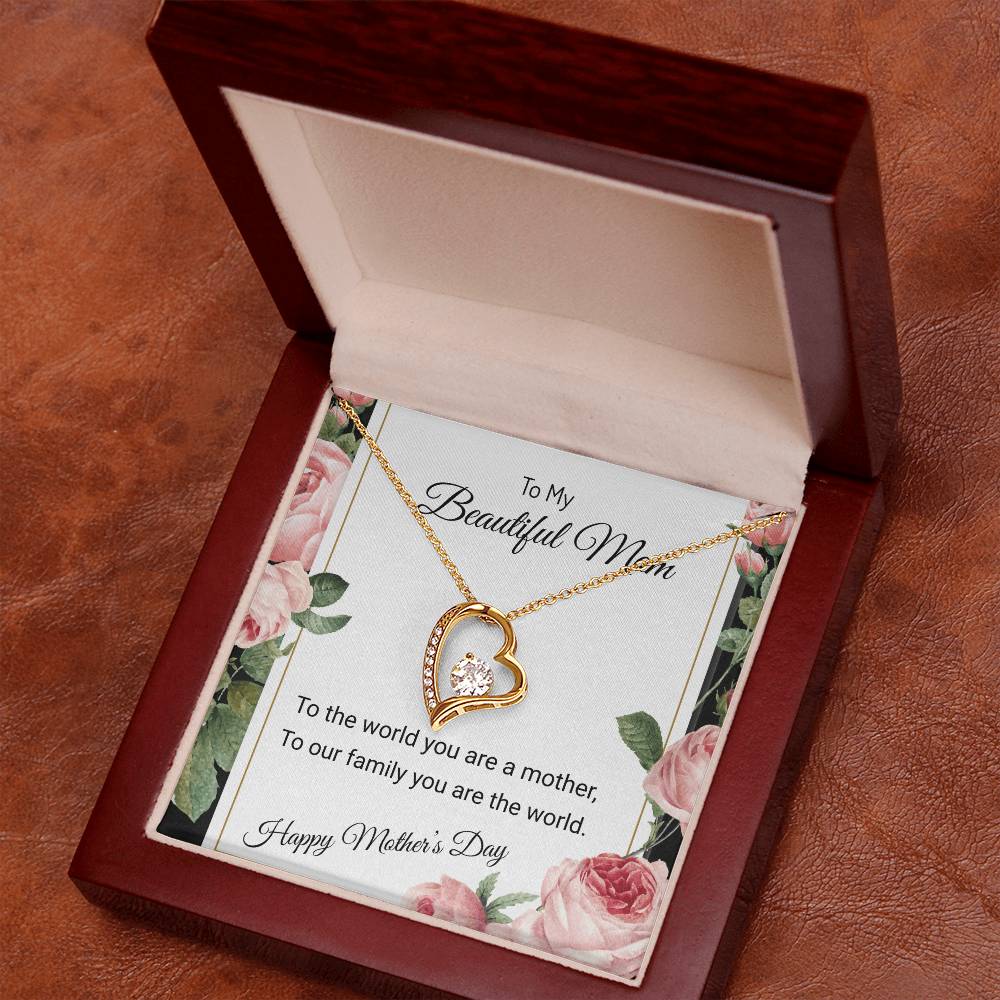 YOU TURN MY WORRY INTO HAPPINESS/FOREVER LOVE NECKLACE