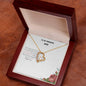 To My Amazing Mom| Forever Love Necklace With On Demand Message Card