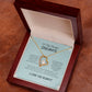 To My Beautiful Soulmate| Forever Love Necklace With On Demand Message Card