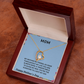 TO OUR FAMILY YOU ARE THE WORLD. FOREVER LOVE NECKLACE/ W/ON DEMAND MESSAGE CARD