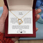 To My Soulmate| Forever Love Necklace with on Demand Message Card