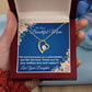 THE BOND BETWEEN US IS UNBREAKABLE/ FOREVER LOVE NECKLACE