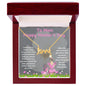 Happy Mother's Day Scripted Love Necklace