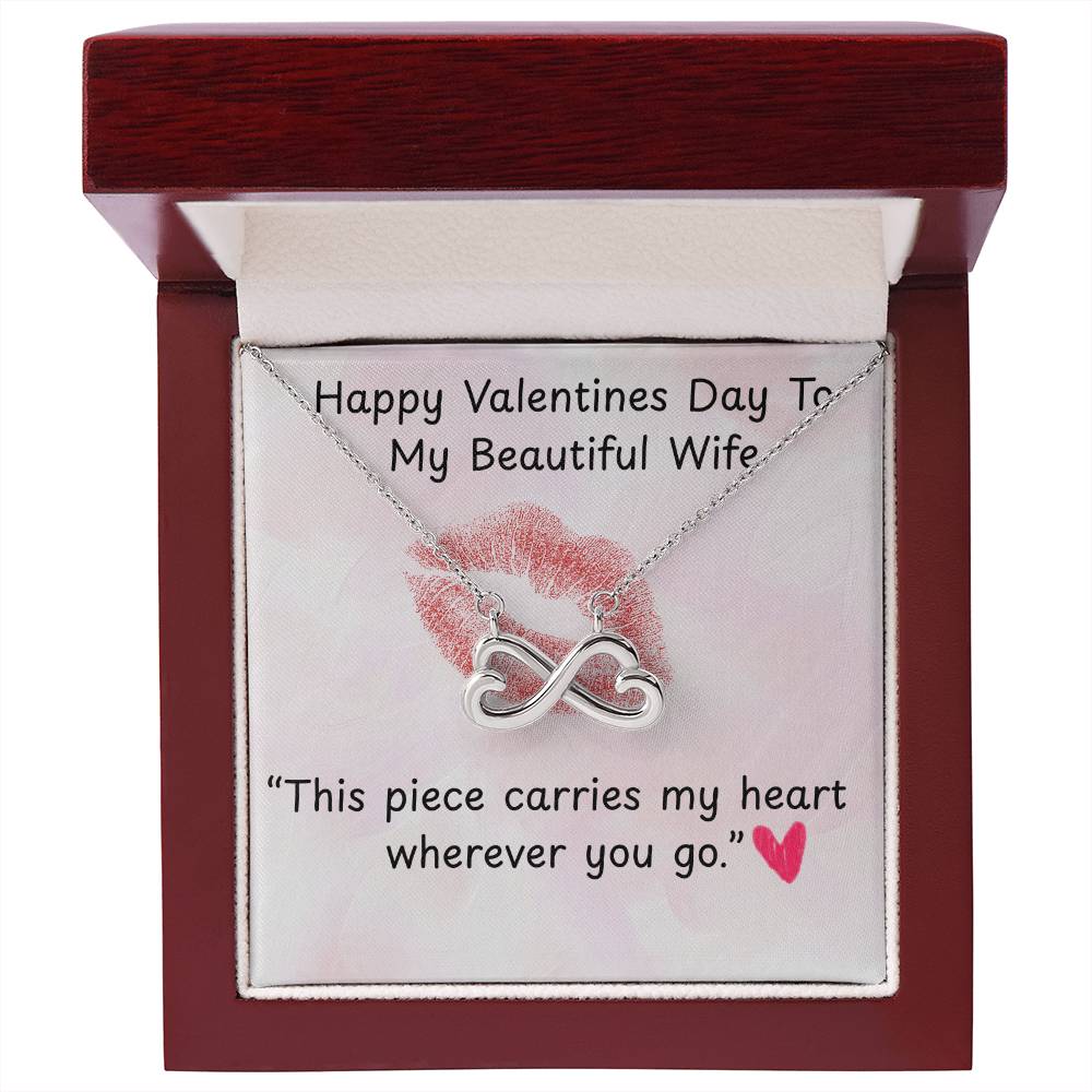 TO MY WIFE ENDLESS LOVE NECKLACE