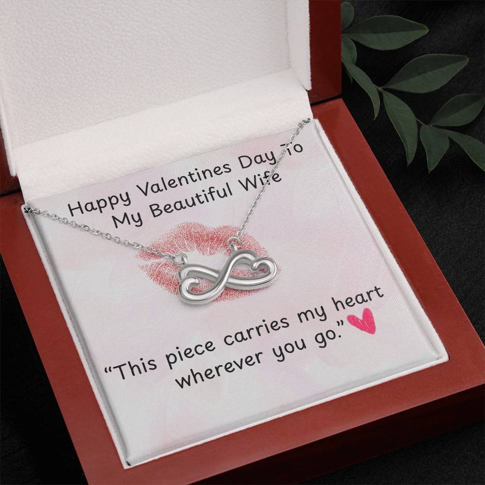 TO MY WIFE ENDLESS LOVE NECKLACE