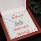TO MY GIRLFRIEND ENDLESS LOVE NECKLACE