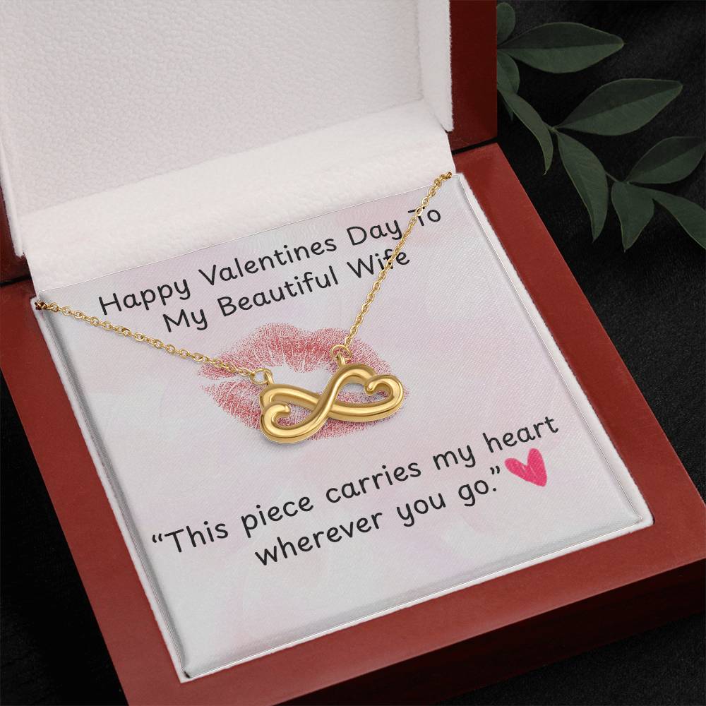 TO MY WIFE ENDLESS LOVE NECKLACE