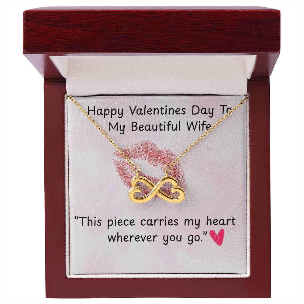 TO MY WIFE ENDLESS LOVE NECKLACE
