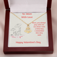 TO MY MOM ANCHOR PENDANT NECKLACE