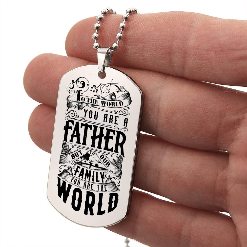 Father's Day | Engraved Dog Tag