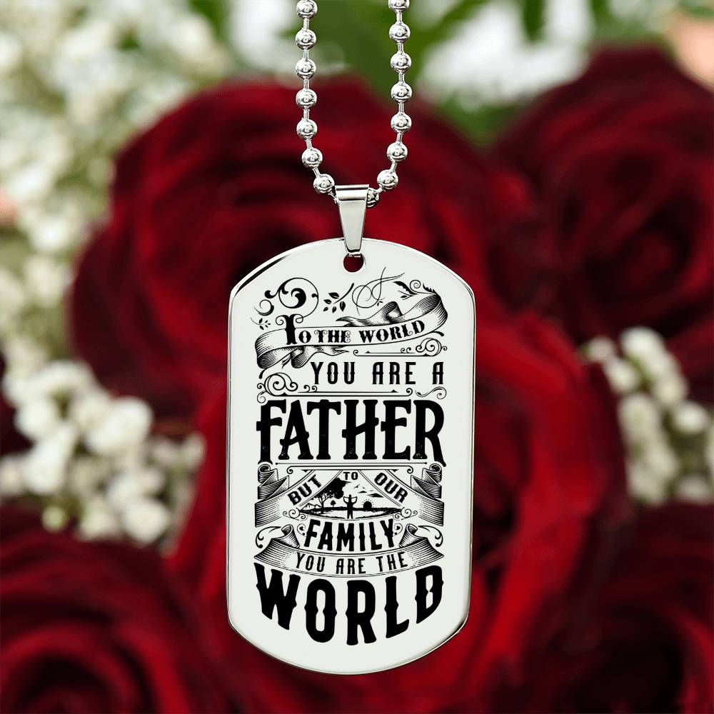 Father's Day | Engraved Dog Tag