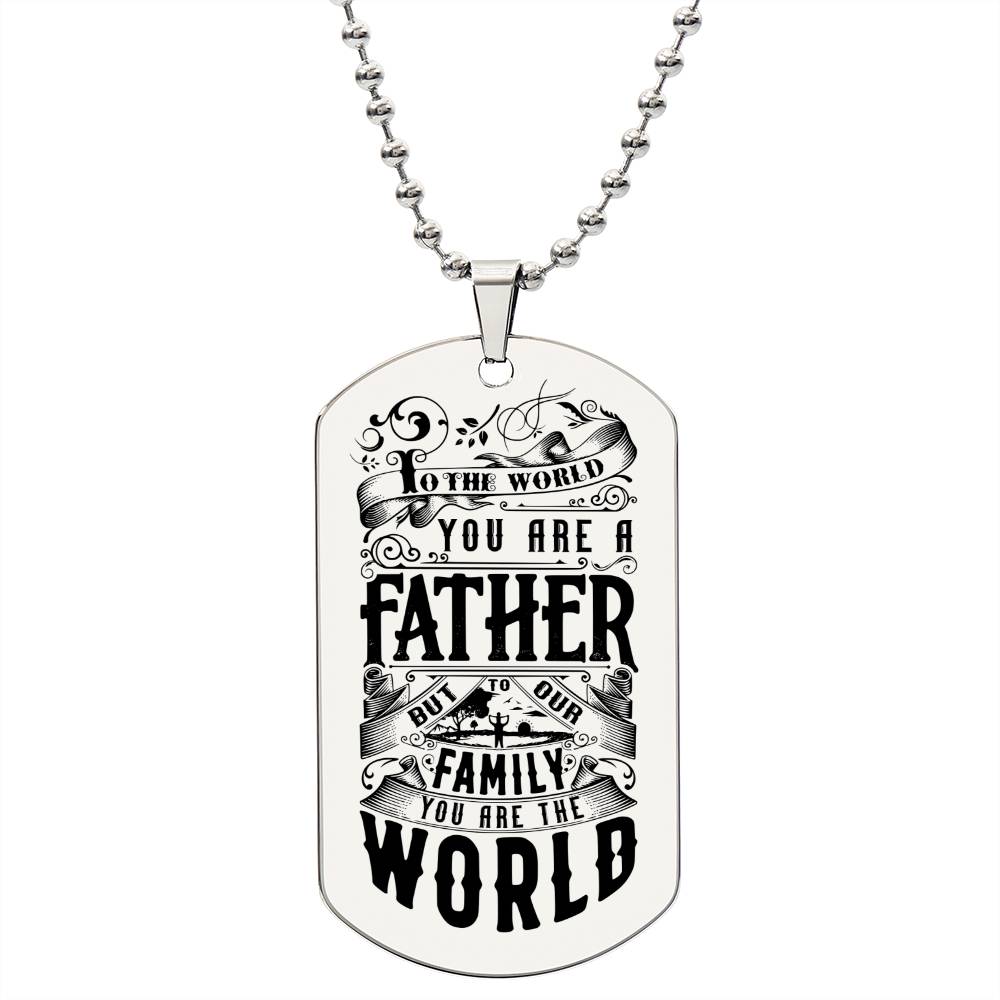 Father's Day | Engraved Dog Tag