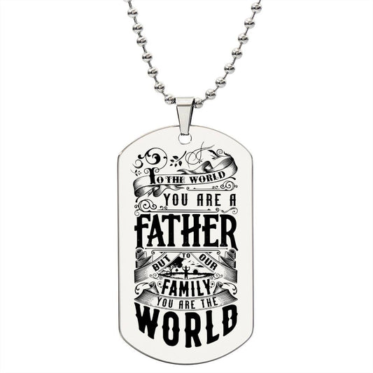 Father's Day | Engraved Dog Tag