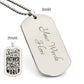 Father's Day | Engraved Dog Tag