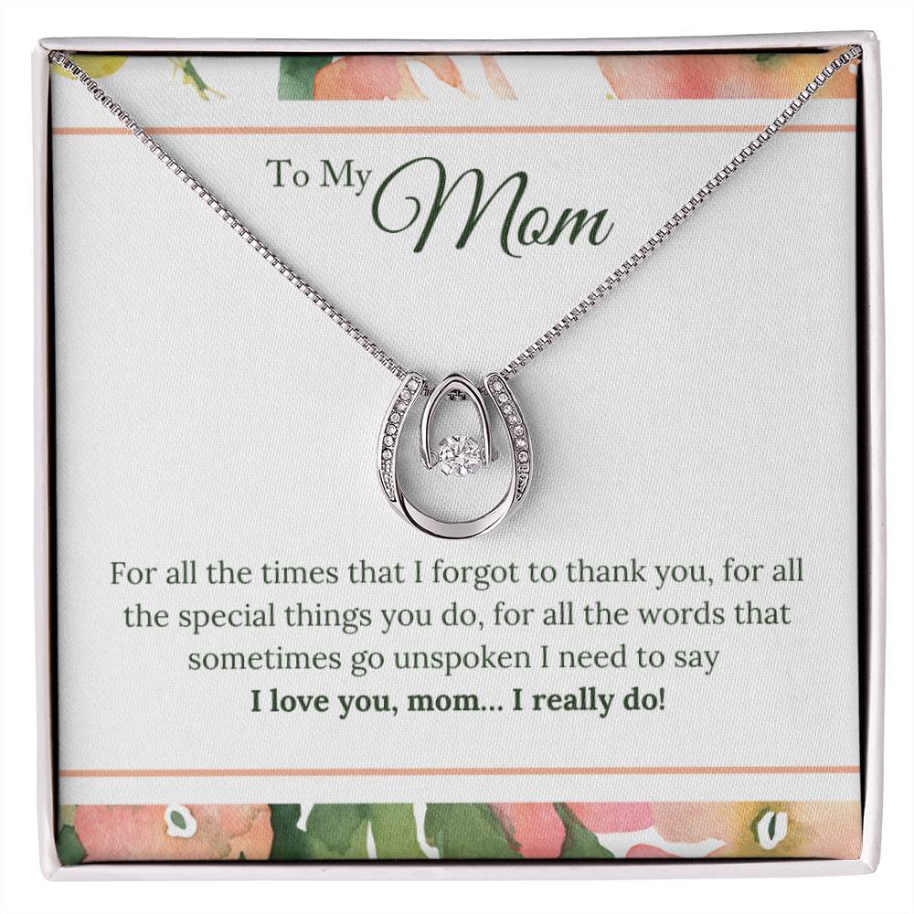 To My Mom | Lucky In Love Necklace