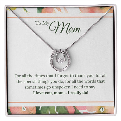 To My Mom | Lucky In Love Necklace
