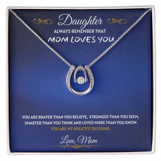 To My Daughter| Lucky In Love Necklace