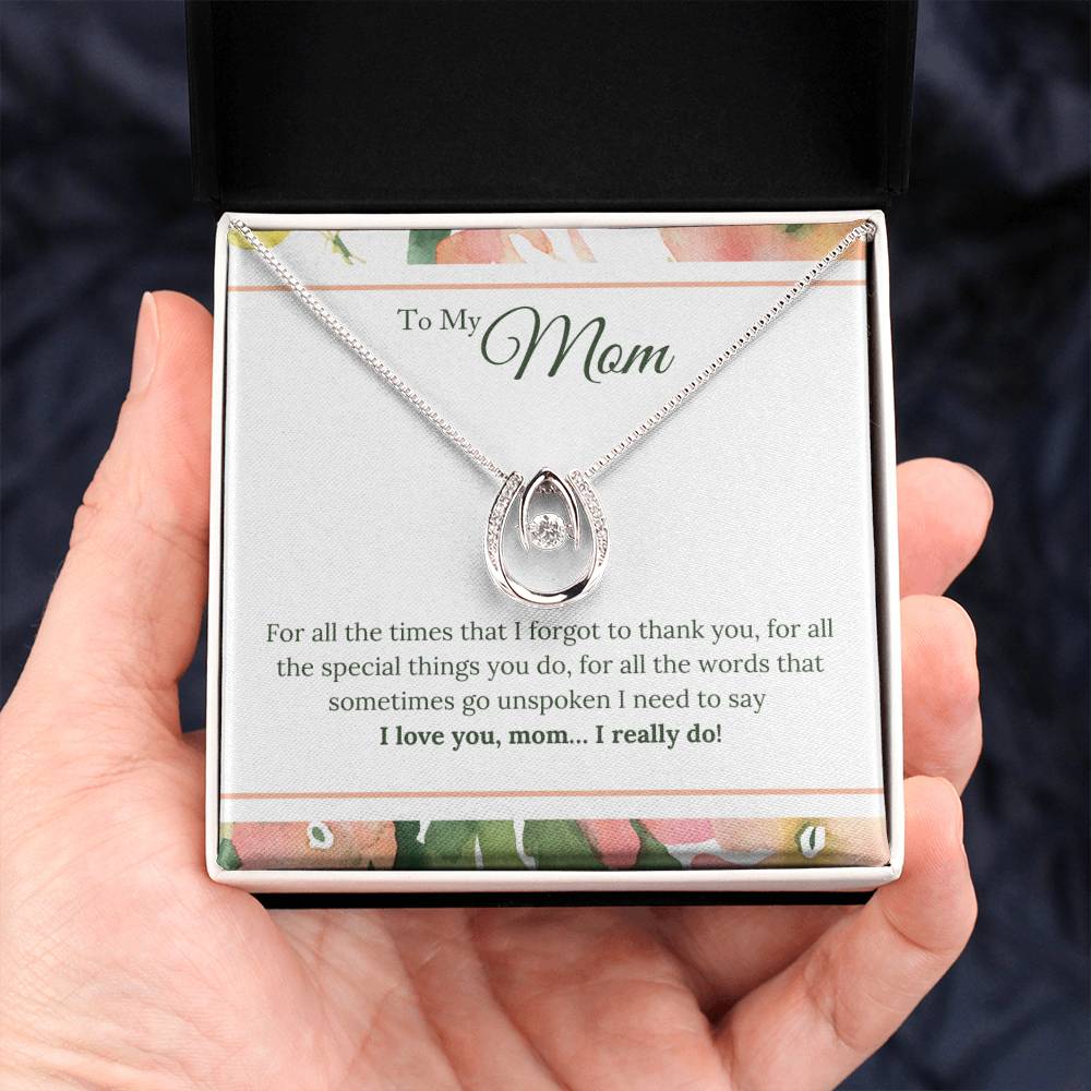 To My Mom | Lucky In Love Necklace