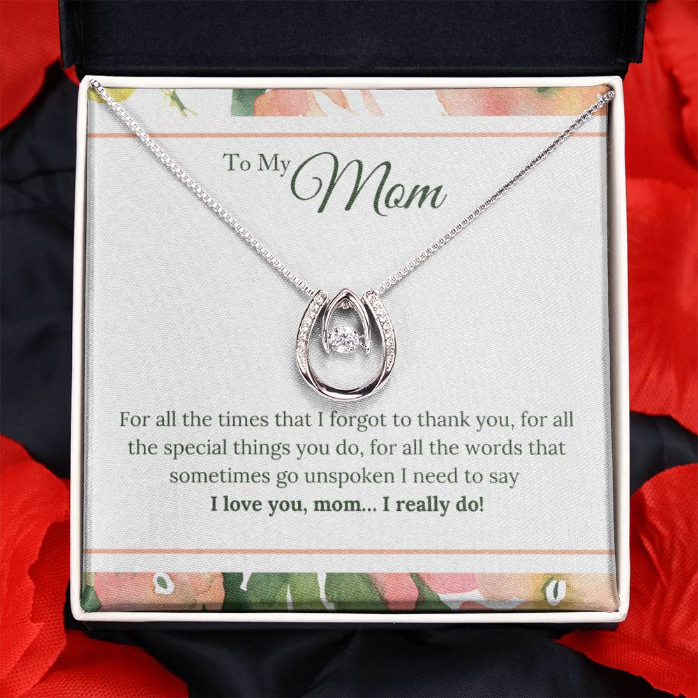 To My Mom | Lucky In Love Necklace
