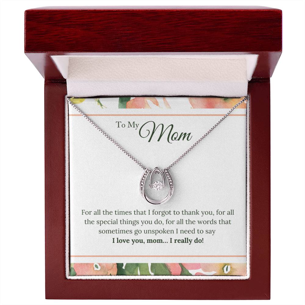 To My Mom | Lucky In Love Necklace