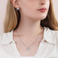 To My Beautiful Daughter Love Knot Earring & Necklace Set