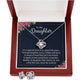To My Daughter | Love Knot Earring & Necklace Set