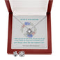 Bonus Daughter| Love Knot Earring & Necklace Set